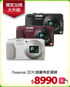 Panasonic ZS30 
超廣角旅遊機