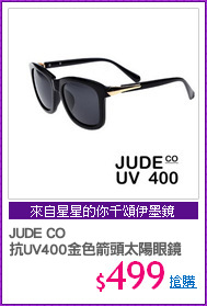 JUDE CO
抗UV400金色箭頭太陽眼鏡