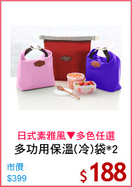多功用保溫(冷)袋*2