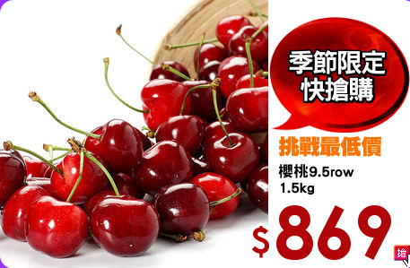 櫻桃9.5row
1.5kg