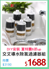 交叉導水除氯過濾器組