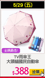 TV雨傘王
大頭貓國民自動傘