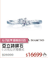 0.20克拉求婚鑽戒