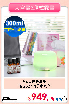Warm 白色風暴<br>
超音波負離子水氧機
