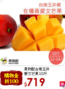 果物配台南玉井<br>
愛文芒果10斤