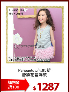 Panpantutu↘65折
蕾絲花苞洋裝