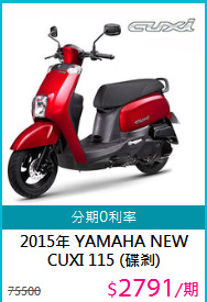 2015年 YAMAHA NEW CUXI 115 (碟剎)