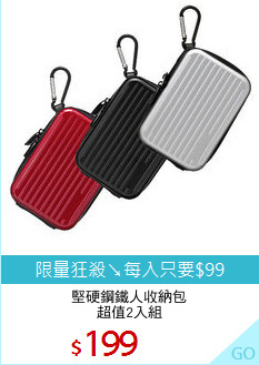 堅硬鋼鐵人收納包
超值2入組