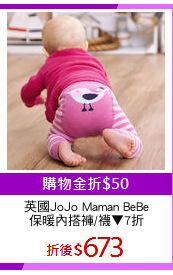 英國JoJo Maman BeBe
保暖內搭褲/襪▼7折