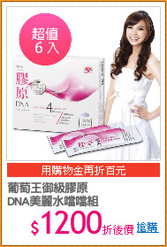 葡萄王御級膠原
DNA美麗水噹噹組