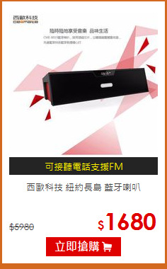 西歐科技 紐約長島 藍牙喇叭