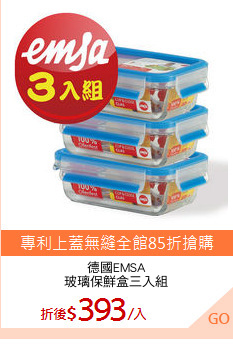 德國EMSA
玻璃保鮮盒三入組