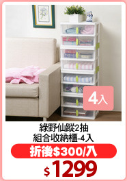 綠野仙蹤2抽
組合收納櫃-4入