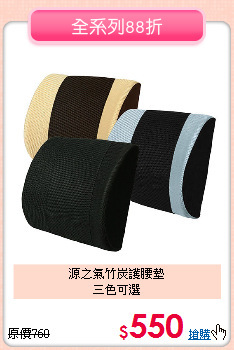 源之氣竹炭護腰墊<br>
三色可選