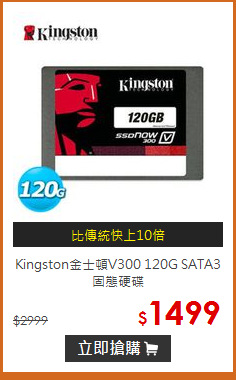 Kingston金士頓V300 120G SATA3固態硬碟