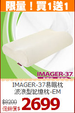 IMAGER-37易眠枕<BR>
波浪型記憶枕-EM