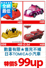 數量有限★售完不補
日本TOMICA小汽車