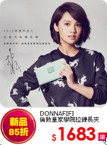 DONNAFIFI<br>倫敦皇家學院拉鍊長夾