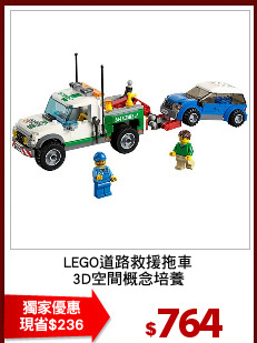 LEGO道路救援拖車
3D空間概念培養