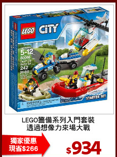 LEGO警備系列入門套裝
透過想像力來場大戰