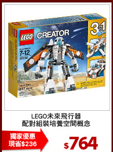 LEGO未來飛行器
配對組裝培養空間概念