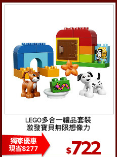 LEGO多合一禮品套裝
激發寶貝無限想像力