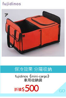 fujidinos《mini-cargo》
車用收納袋