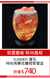 SUMMER 寶石
時尚馬賽克鹽燈聚寶盆