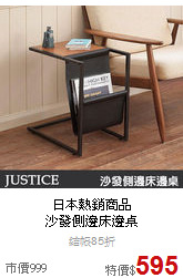 日本熱銷商品<BR>
沙發側邊床邊桌