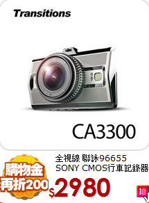 全視線 聯詠96655<BR>
SONY CMOS行車記錄器
