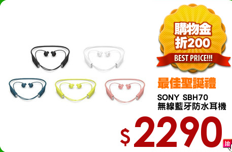 SONY SBH70
無線藍牙防水耳機