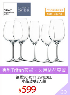 德國SCHOTT ZWIESEL
水晶玻璃2入組