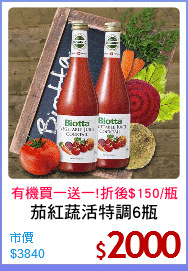 茄紅蔬活特調6瓶