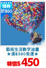 藝術生活數字油畫
★滿$390免運★
