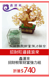 鑫運來
招財樹聚財富強力組