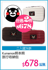 Kumamon熊本熊
旅行收納包