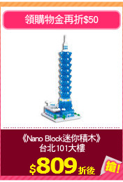 《Nano Block迷你積木》
台北101大樓
