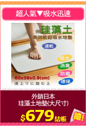 外銷日本
珪藻土地墊(大尺寸)