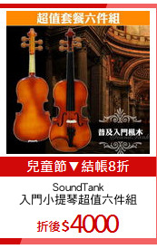 SoundTank
入門小提琴超值六件組