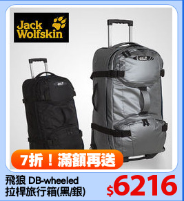 飛狼 DB-wheeled
拉桿旅行箱(黑/銀)