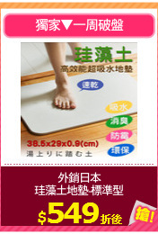 外銷日本
珪藻土地墊-標準型