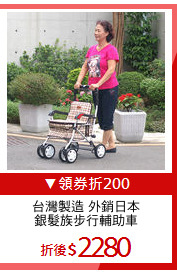 台灣製造 外銷日本
銀髮族步行輔助車