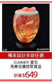 SUMMER 寶石
馬賽克鹽燈聚寶盆