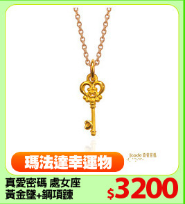 真愛密碼 處女座
黃金墜+鋼項