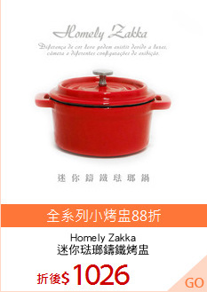 Homely Zakka
迷你琺瑯鑄鐵烤盅