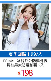 PS Mall 冰絲戶外防紫外線
長袖男女防曬袖套 2入