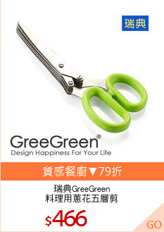 瑞典GreeGreen
料理用蔥花五層剪