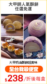 大甲師人氣酥餅
任選免運