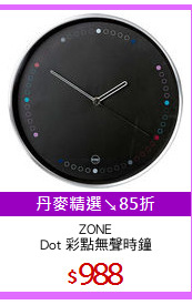 ZONE
Dot 彩點無聲時鐘