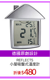 REFLECTS
小屋吸盤式溫度計
